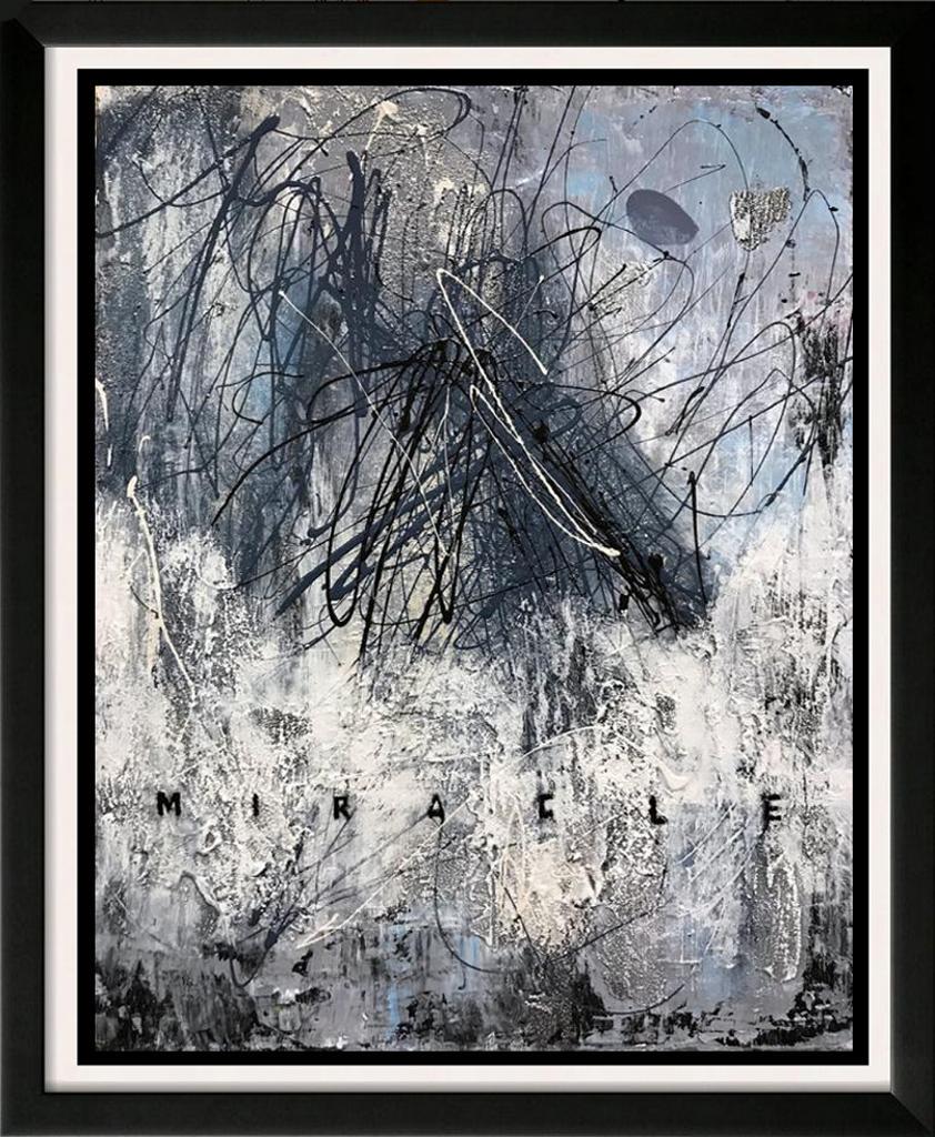 MIRACLE Original Pop Art Canvas Janet Swahn: Janet Swahn How Big is Your Miracle 14" x 11" stretched, Original Mixed Media on Canvas.Janet Swahn was born in New Orleans in early 1960's. Her family has a lineage of artistic talent. From an early 