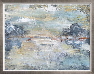 Landscape in Abstract Textured Original Art