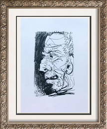 Pablo Picasso Abstract Face  Lithograph on Arches Paper