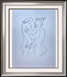 Pablo Picasso Lovers Lithograph on Arches Paper