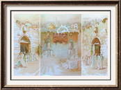 JERUSALEM THREE PIECE SUITE HUGE Art Sale