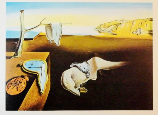 Salvador Dali Classic Melting Clocks Original Litho Jul 27 2014