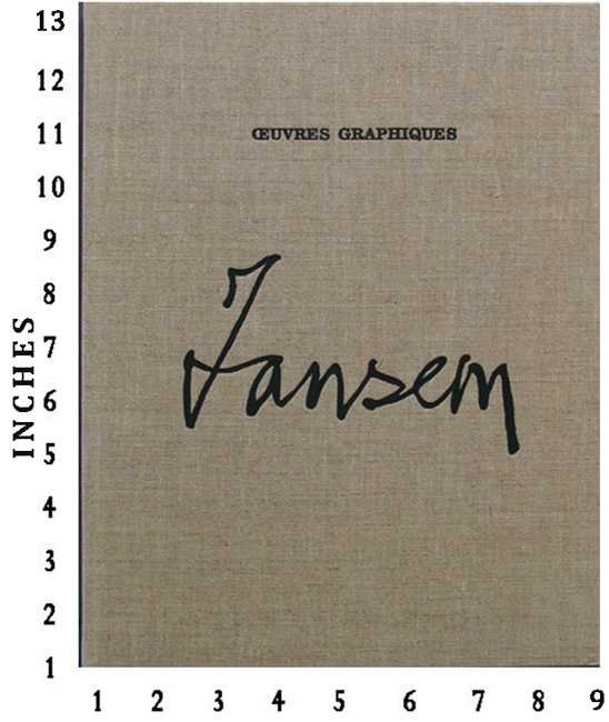 Jean Jansem 1970 Touchstone Publication Lithographs In: Jansem | Jean Jansem | C. 1970 Touchstone Publication Hard Cover Contains Lithographs | Approx Size | 13X9 Inches | Value | $ 1600