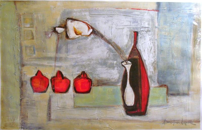 POP Painting Paper Colorful Abstract Contemporary Sign: Artist: Darino Marko Title of Art: Untitled Medium: Original Acrylic Painting Hand Signed by the Artist on Paper Unframed Size: 24 x 38 inches Framed Size: Unframed Value: $ 1200 tags #Food & Wine, #A