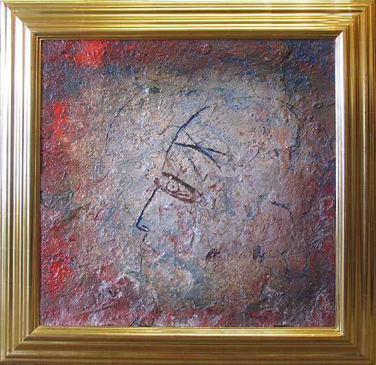 Jamali Original Fresco Canvas Painting Rare Find: Artist: JAMALITitle of Art: DRAWING IIMedium: ORIGINAL FRESCO PAINTING ON CANVASEdition Size: OriginalArt Size: 26x26Framed Size: 33x33