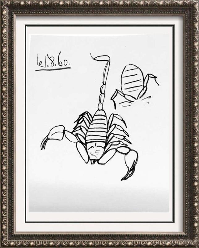 Pablo Picasso Black & White Print # 60223 (1 of 2)