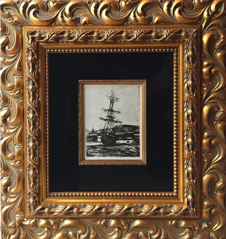 Claude c.1924 Original Engraving RARE