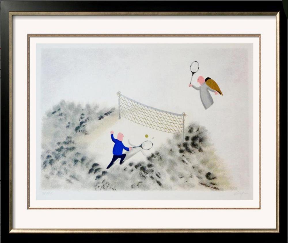 Tennis Match Angels Limited Edition Signed Art Only $30 (1 of 3)