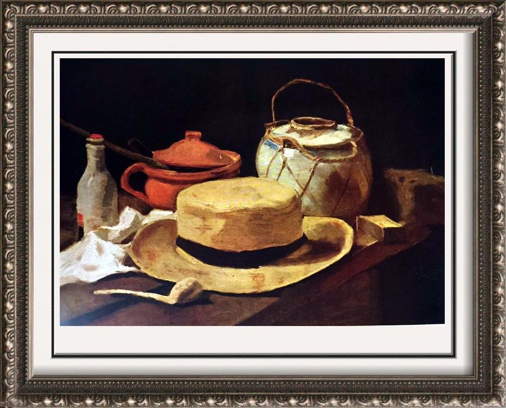 Vincent Van Gogh Still Life: Hat and Pipe c.1884 Fine: Artist Name: Vincent Van Gogh | Title of Art: (Plate One) Still Life: Hat and Pipe c.1884 | Medium: Fine Art Print from Museum Artist | Unsigned & Unnumbered | Art Size: Approx 8 x 10 | Offered Unfram