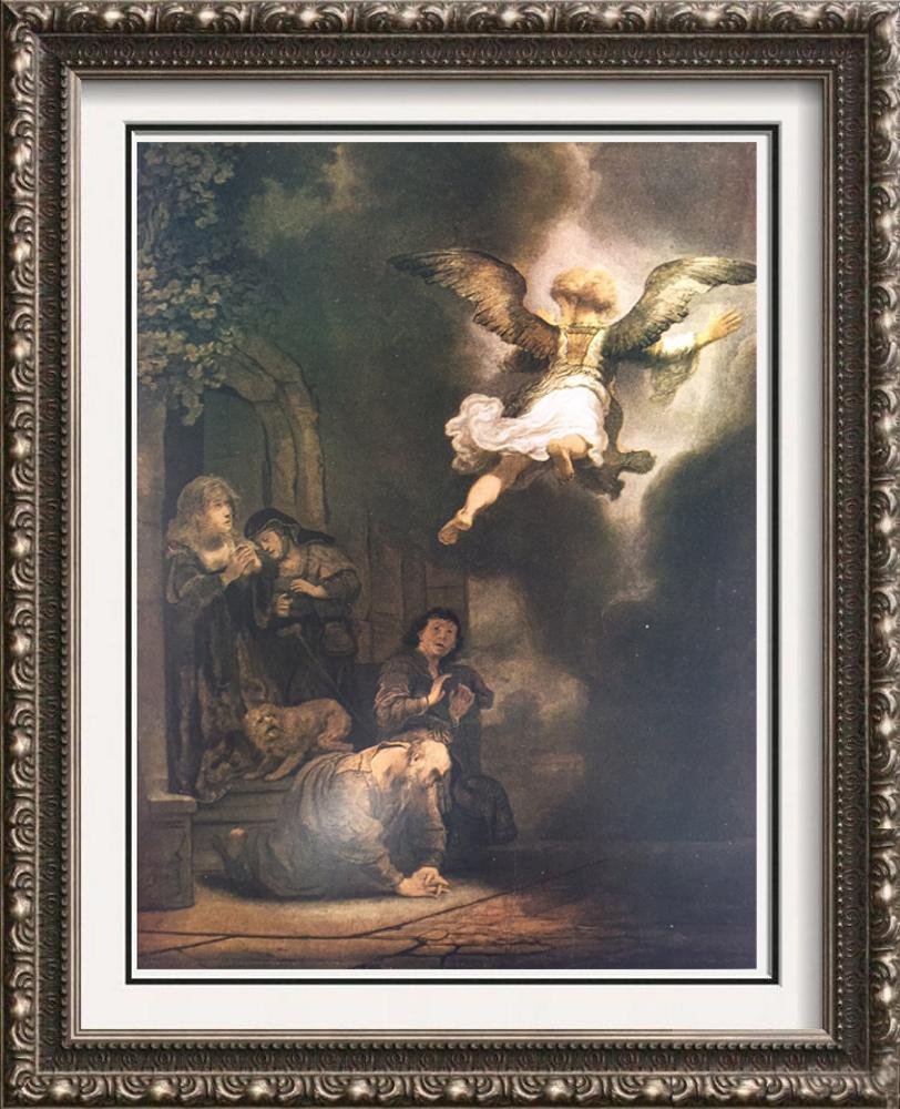 Rembrandt The Angel Leaving Tobias and his Family (1 of 2)