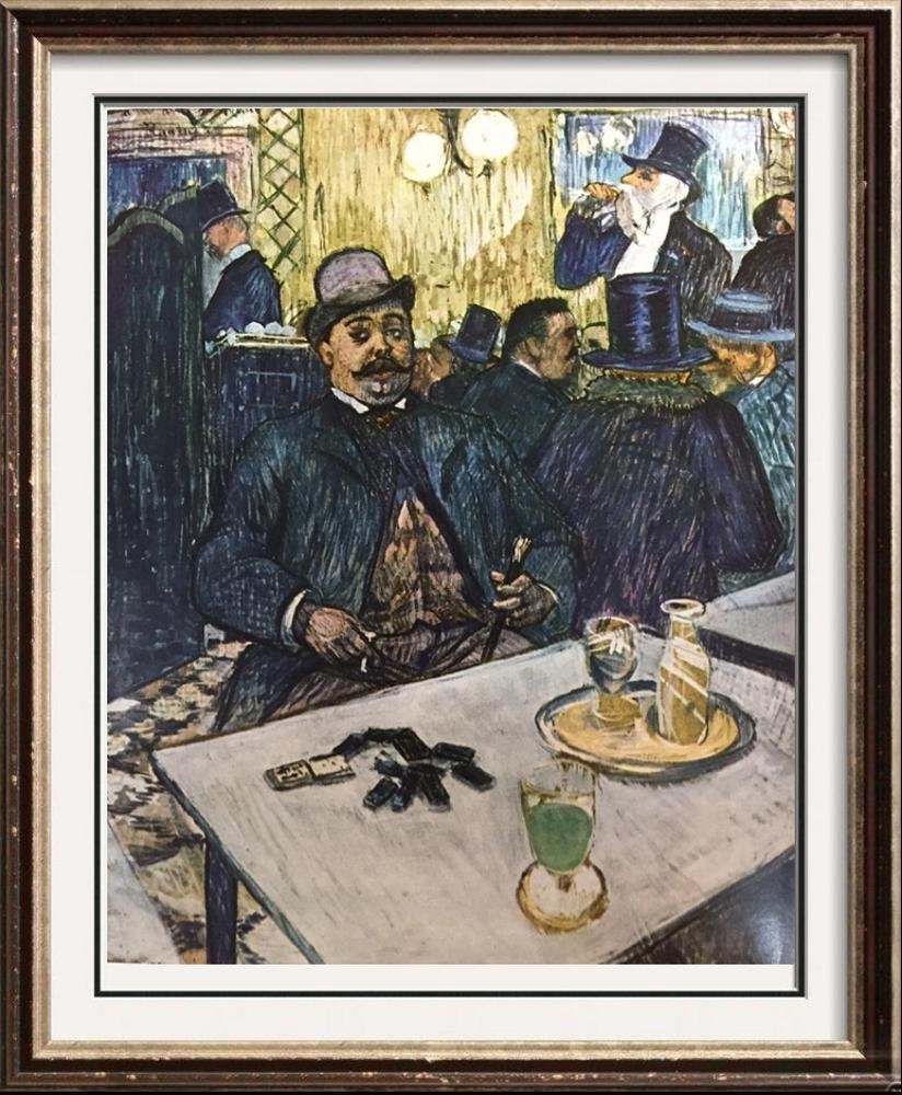 Toulouse-Lautrec M. Boileau at the Café c.1893 Fine Art (1 of 2)