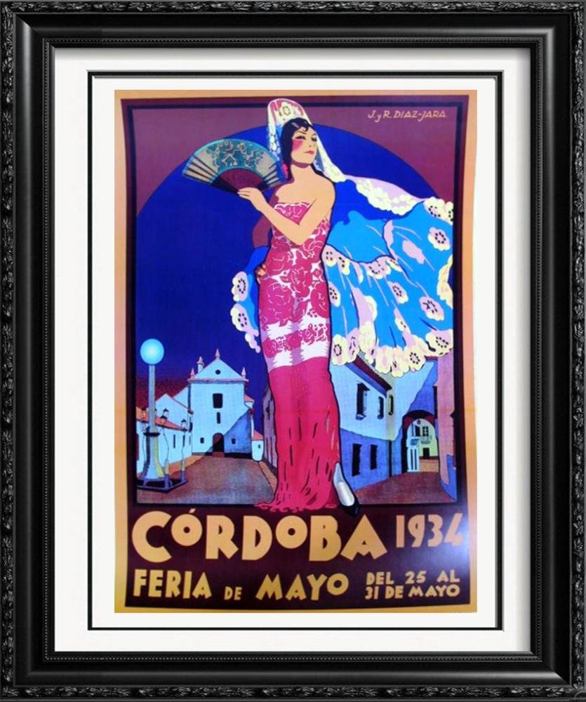 Antique Poster Style Print Large Colorful Only $10 (1 of 3)