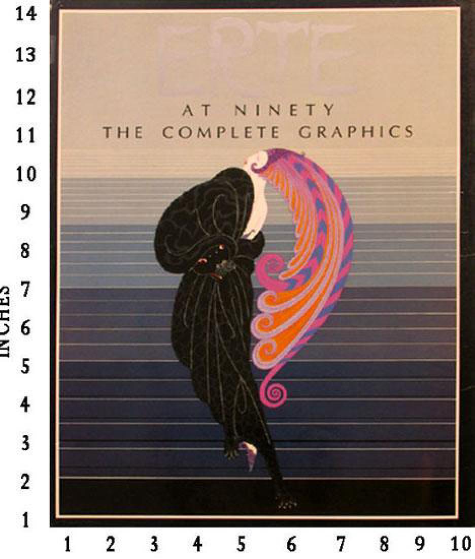 Museum Art Books Erte At 90 The Complete New Graphics (1 of 1)
