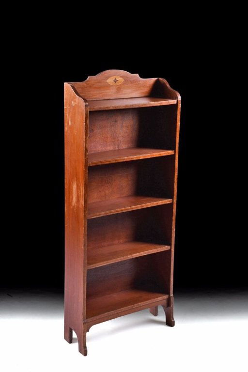 Arts Crafts Style Mahogany Bookshelf C 1950 Jun 29 2016