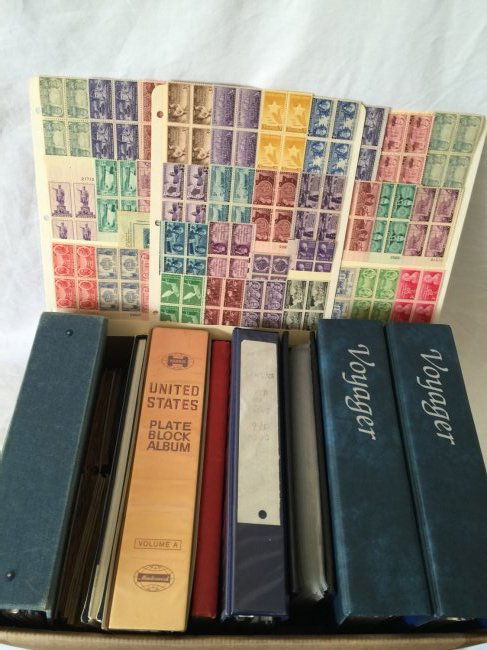 US & WW Stamp Collection. US mint plate blocks. (1 of 1)