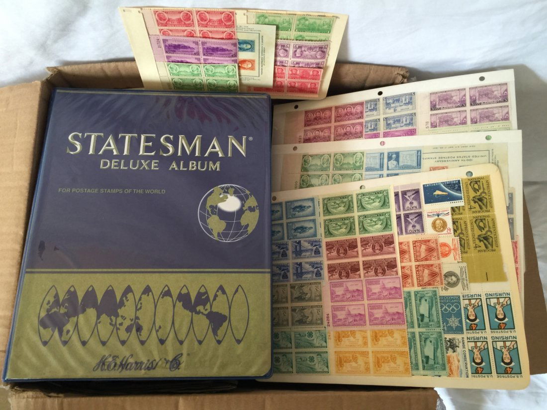 US Stamp Collection, US MNH plate blocks, etc. (1 of 1)