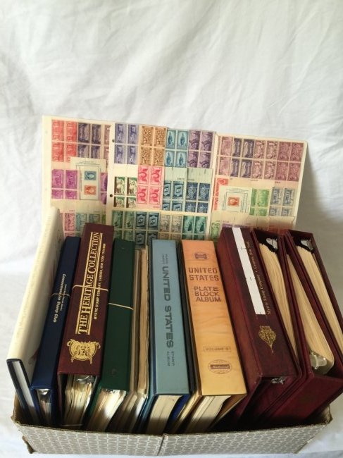 US & WW Stamp Collection. US mint plate blocks, etc. (1 of 8)