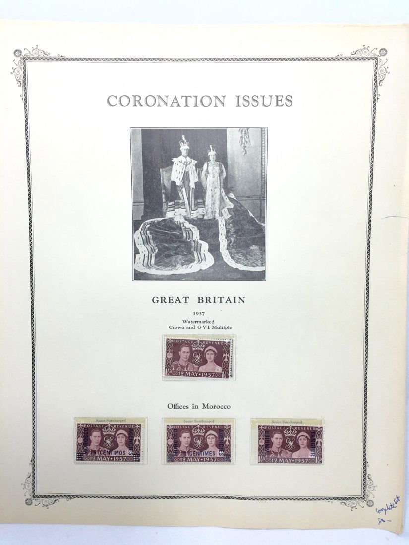 British Empire MNH Stamp Issues "Coronation" Collection (1 of 10)