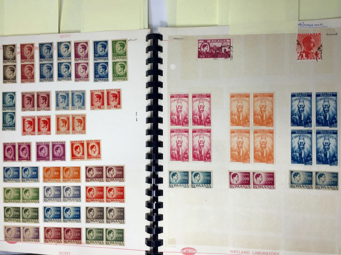 Worldwide unused-used Stamp Album ( J-Z ) , many blocks (1 of 8)