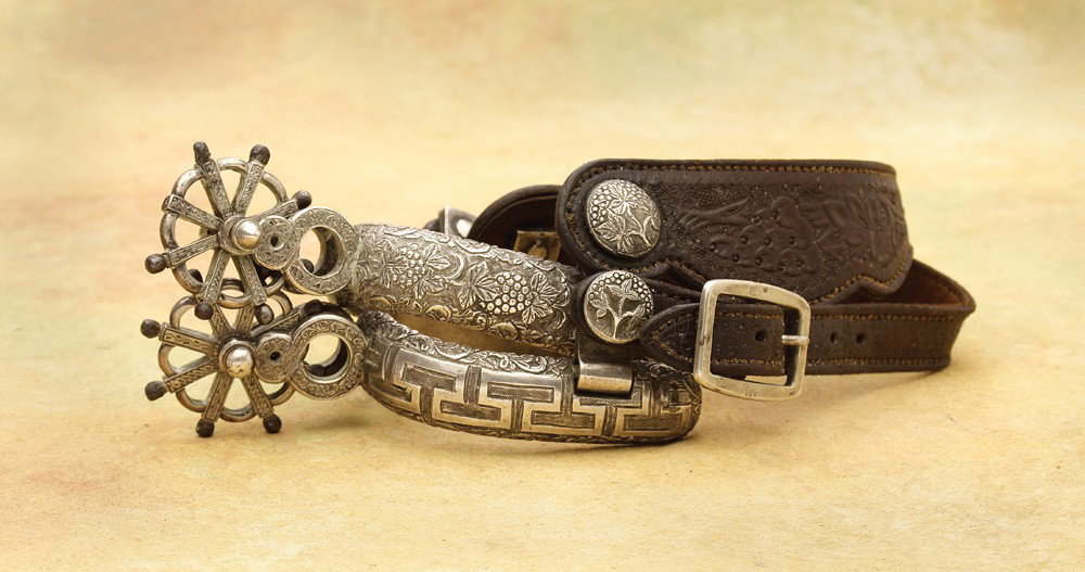 Solid Silver Mexican Spurs