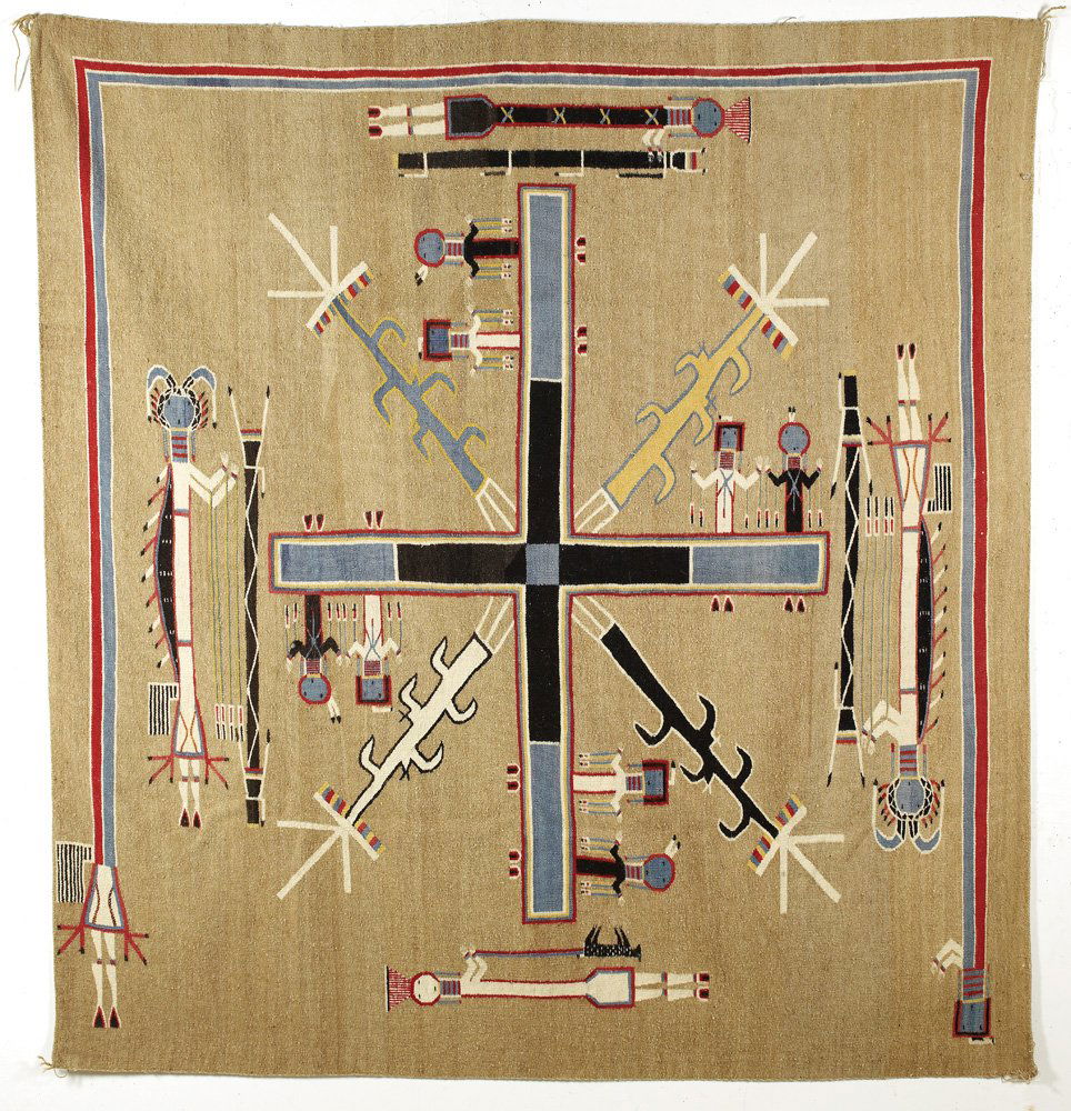 Navajo Sand Painting Rug