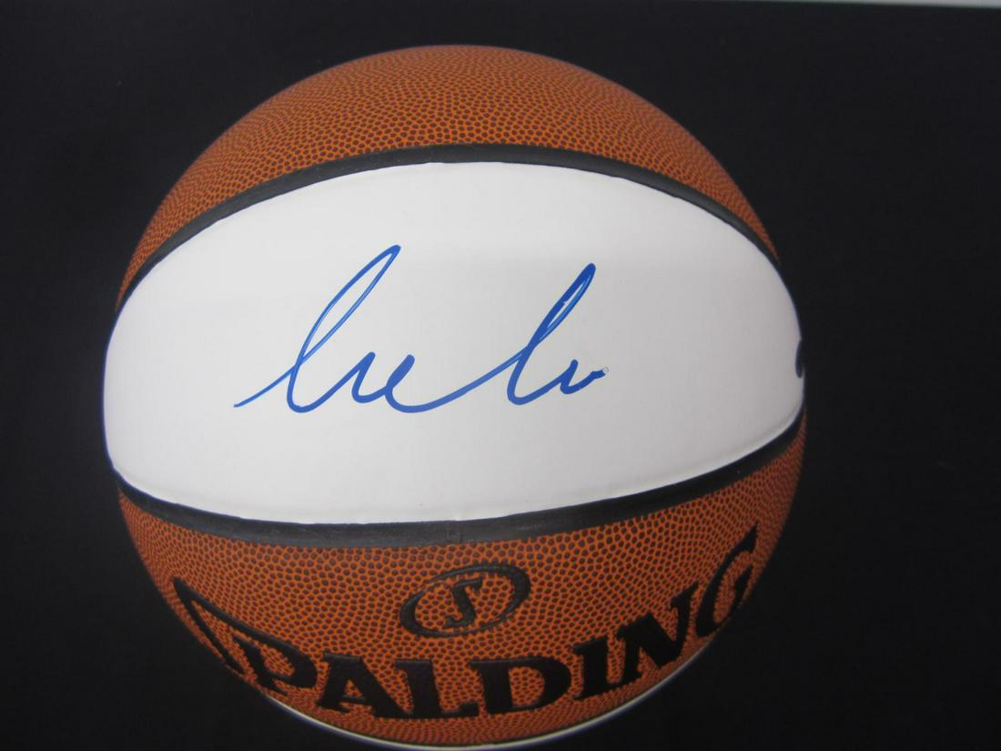 Luka Doncic signed basketball COA (1 of 3)