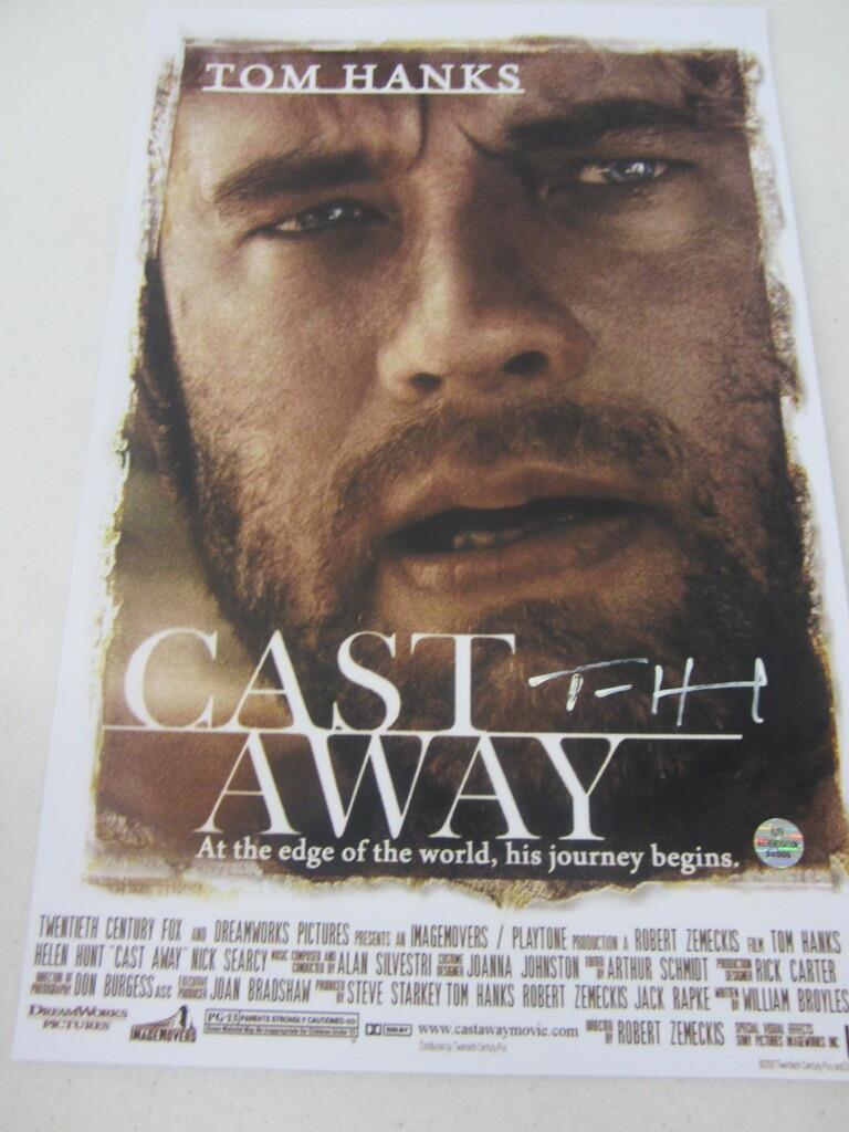 Tom Hanks Signed 11X17 Movie Poster COA (1 of 2)