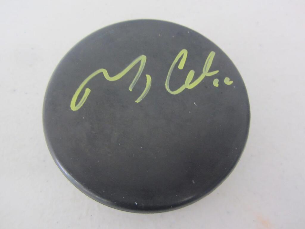 Mario Lemieux Signed Hockey Puck COA (1 of 3)