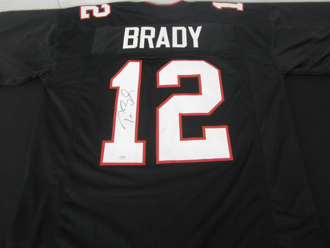 TOM BARDY SIGNED FOOTBALL JERSEY WITH COA TAMPA BAY BUCS (1 of 3)