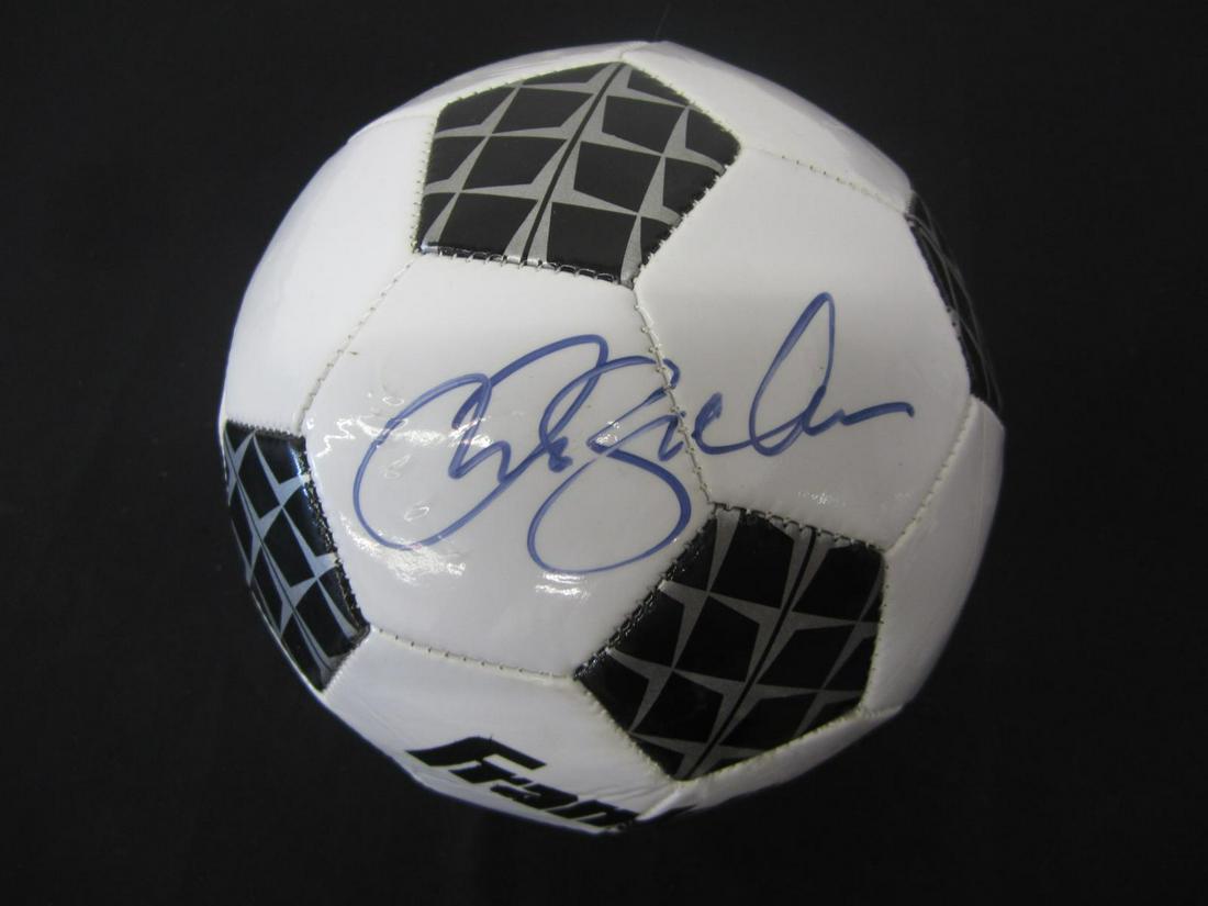 CRISTIANO RONALDO SIGNED SOCCER BALL WITH COA: CRISTIANO RONALDO SIGNED SOCCER BALL WITH COA