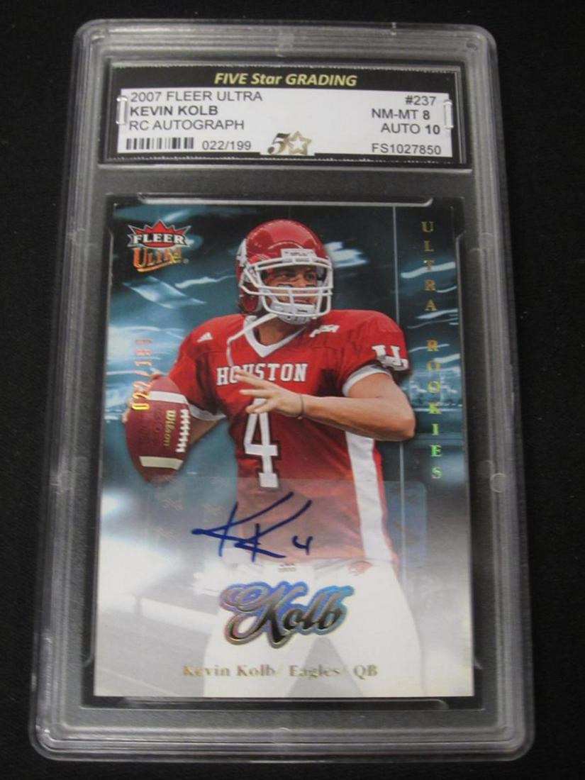 2007 FLEER ULTRA KEVIN KOLB ROOKIE AUTO 22/199 #237 NM-MT 8 AUTO 10 SPORTS CARD (1 of 1)