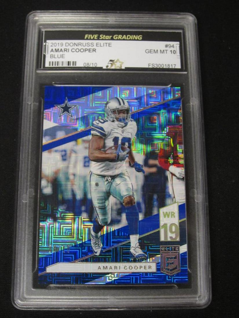 2019 DONRUSS ELITE AMARI COOPER BLUE 8/10 #94 GEM MINT 10 SPORTS CARD (1 of 1)