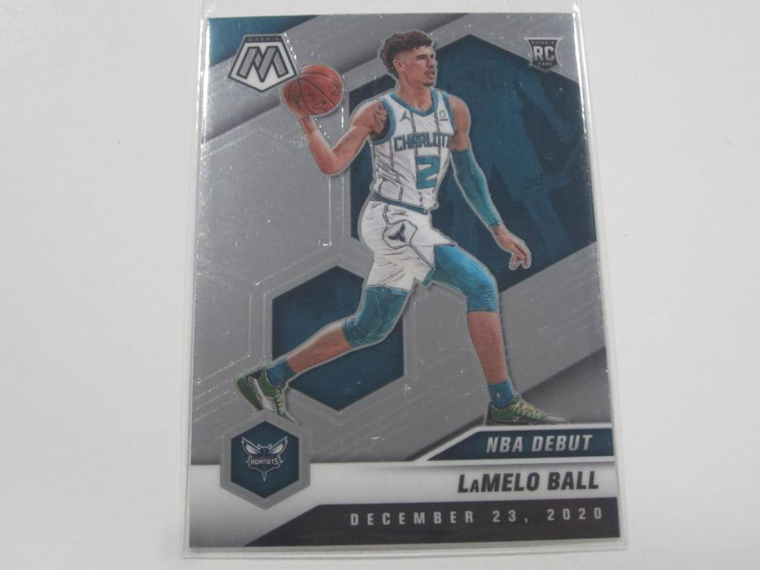 2020-21 MOSAIC NBA DEBUT ROOKIE LAMELO BALL #262 SPORTS CARD (1 of 1)