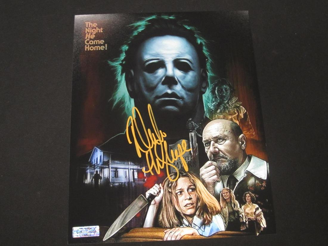 NICK CASTLE SIGNED 8X10 MOVIE POSTER WITH COA HALLOWEEN (1 of 2)