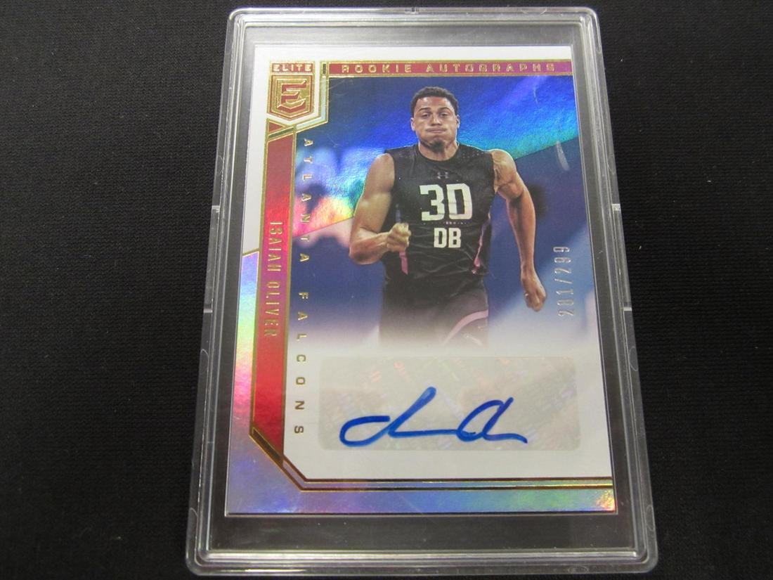 2018 DONRUSS ELITE ROOKIE AUTO 281/299 ISAIAH OLIVER #RA-IO SPORTS CARD (1 of 1)