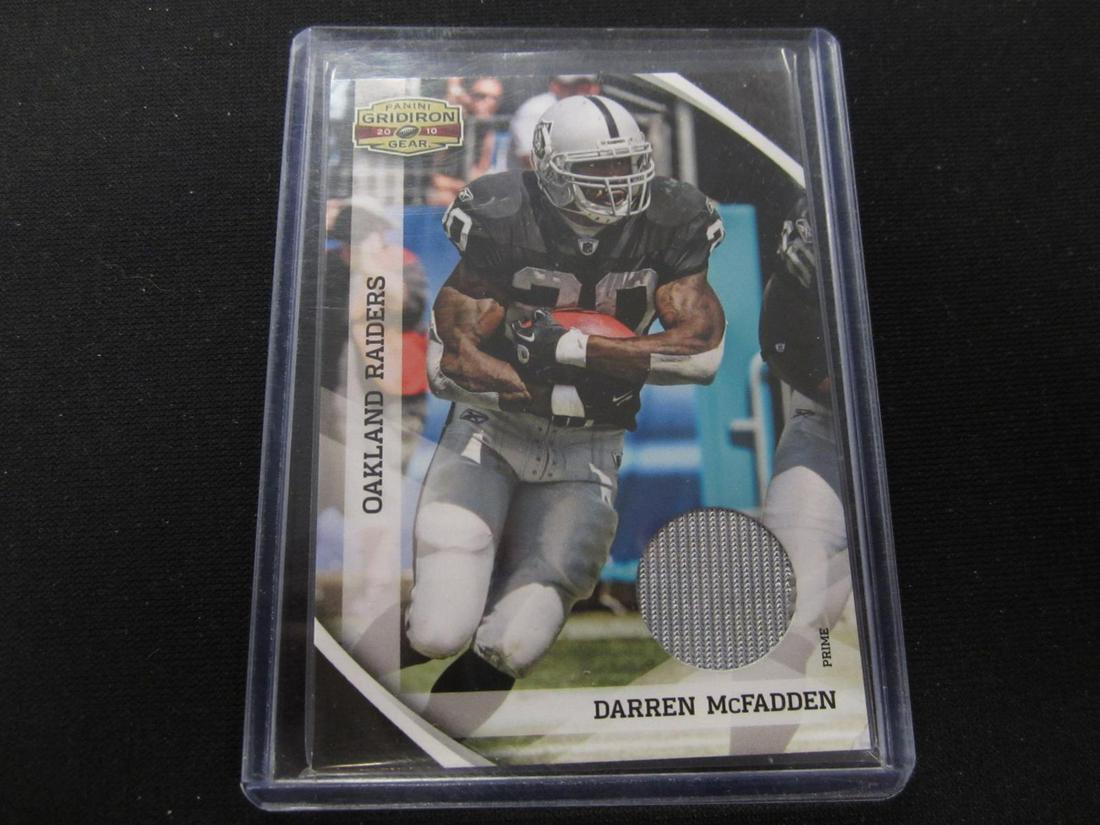 2010 GRIDIRON GEAR JERSEY RELIC 9/50 DARREN MCFADDEN #106 SPORTS CARD (1 of 1)