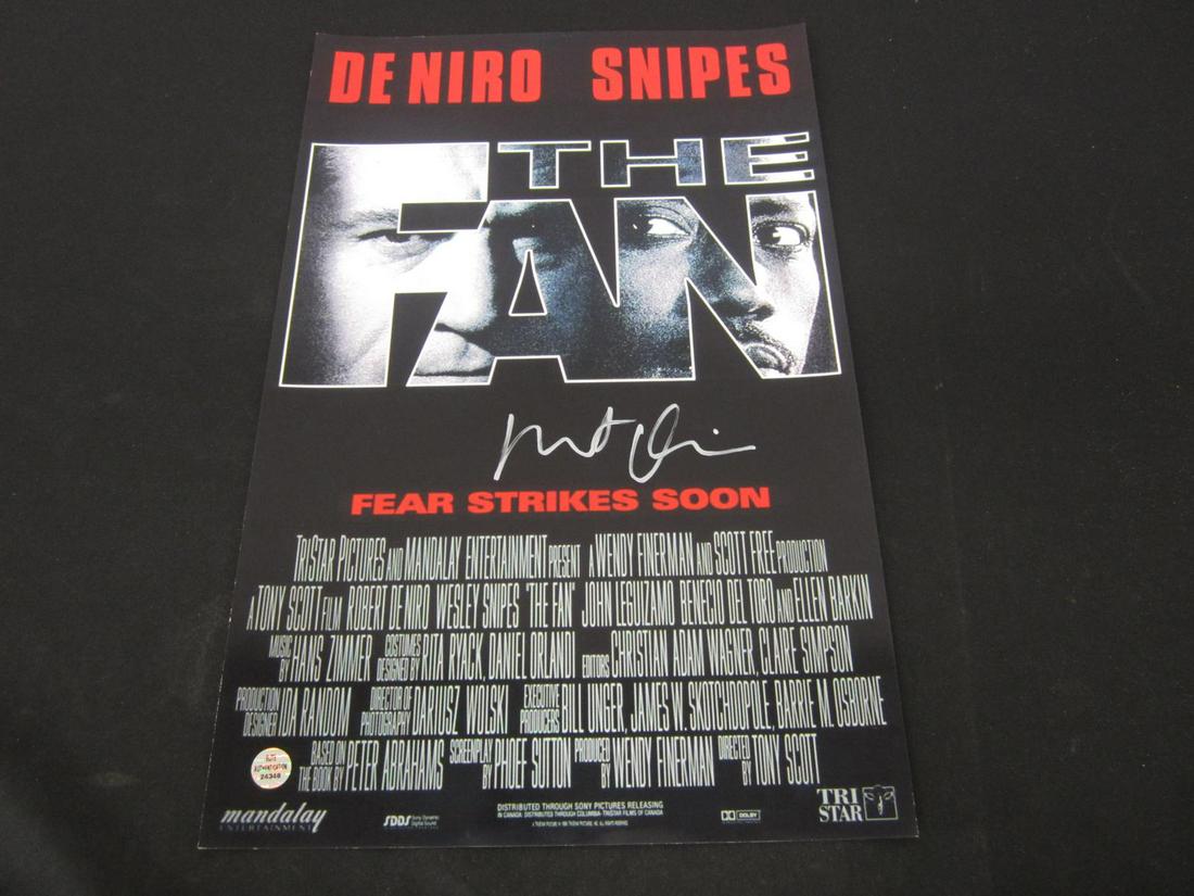 ROBERT DE NIRO SIGNED 11X17 MOVIE POSTER W/COA: All signed items come with a coa. Please research the autograph expert/company that provided coa before bidding. Cards might have rounded corners or creases. Please see photos for details. All sales a