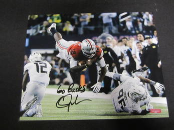 CARDALE JONES AUTOGRAPHED 8X10 PHOTO W/COA