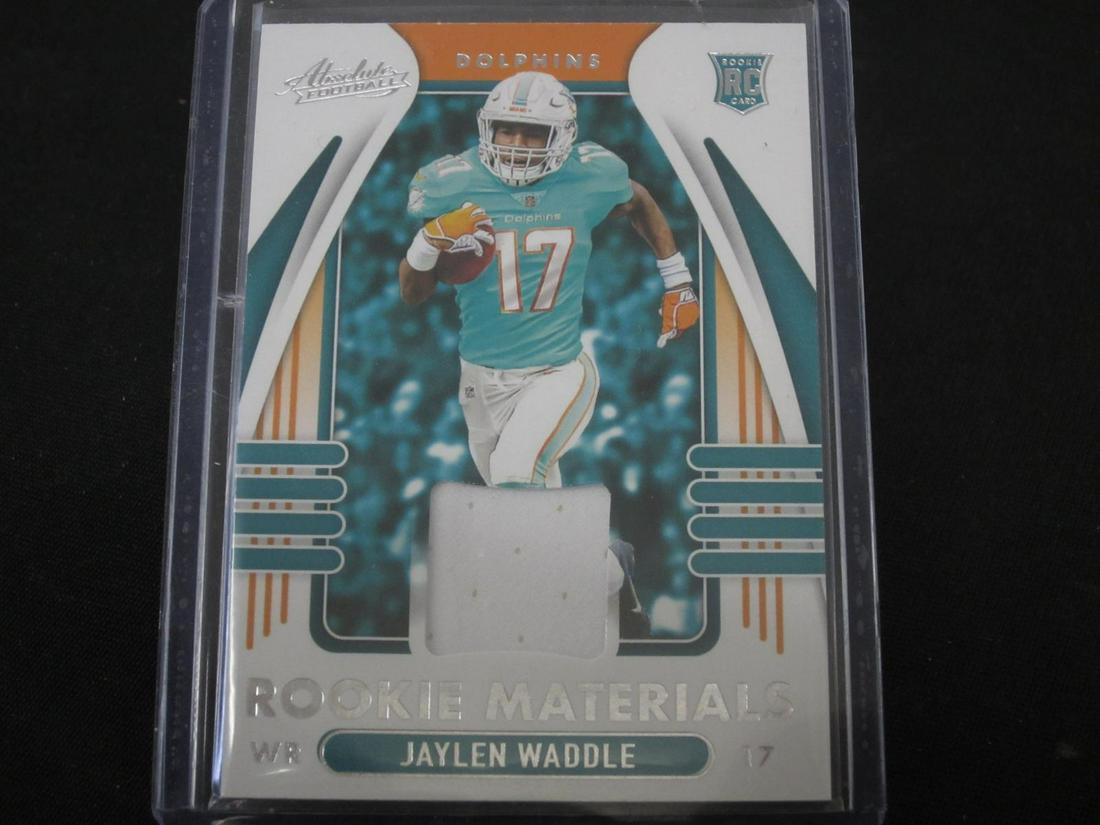 2021 ABSOLUTE ROOKIE MATERIALS JAYLEN WADDLE (1 of 1)