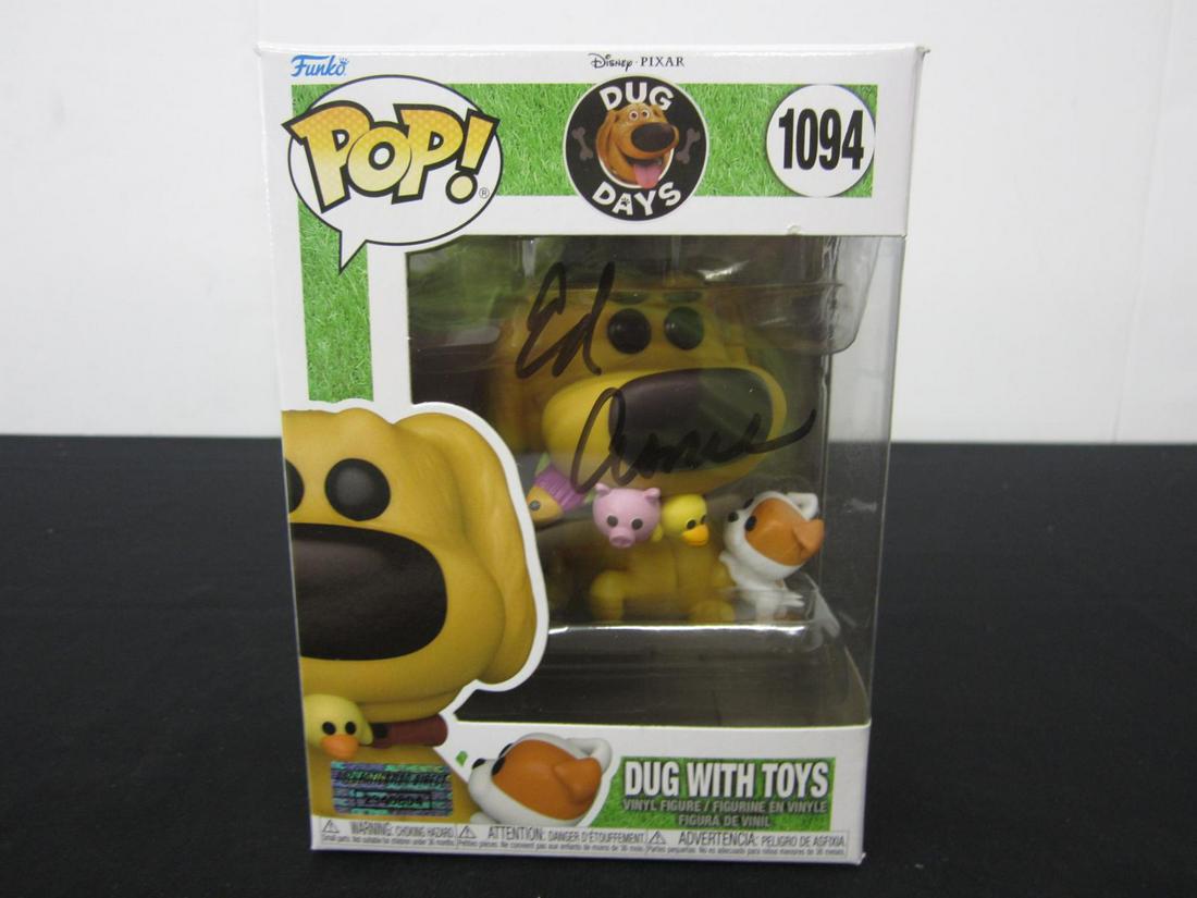 ED ASNER AUTOGRAPHED FUNKO POP BOX W/COA (1 of 2)
