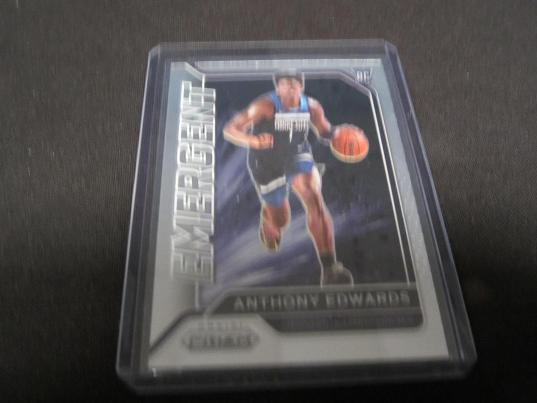 2020-21 PRIZM EMERGENT ROOKIE ANTHONY EDWARDS (1 of 1)