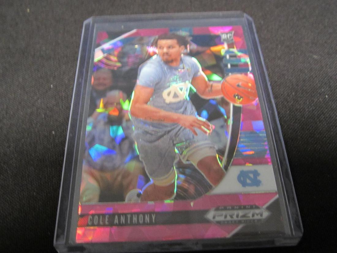 2020 PRIZM DRAFT PICKS PINK ICE ROOKIE COLE ANTHONY (1 of 1)