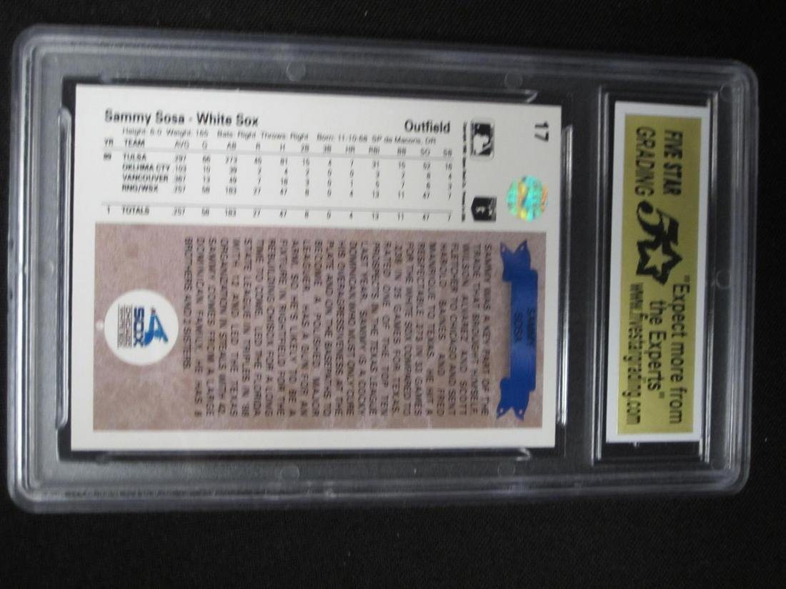 1990 UPPER DECK SAMMY SOSA STAR ROOKIE (1 of 1)