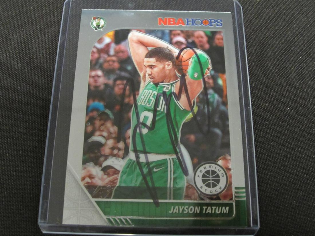 JAYSON TATUM AUTOGRAPHED TRADING CARD W/COA (1 of 1)