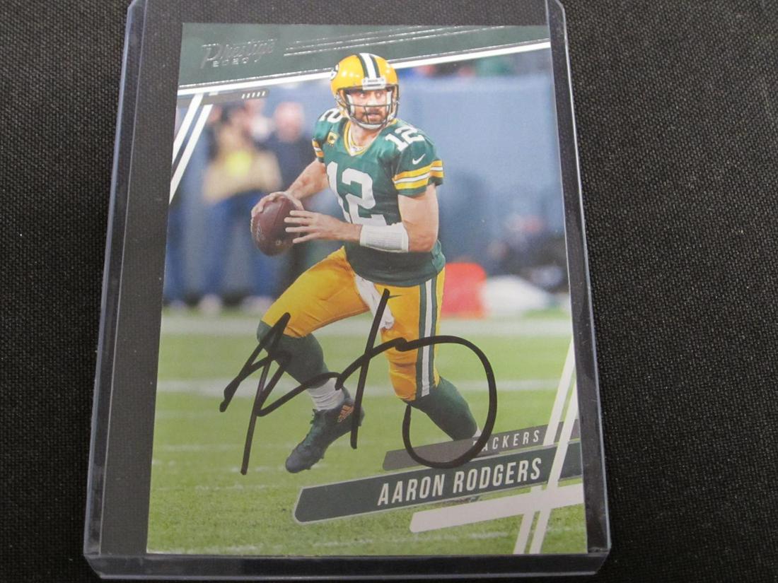 AARON RODGERS AUTOGRAPHED TRADING CARDS W/COA (1 of 1)