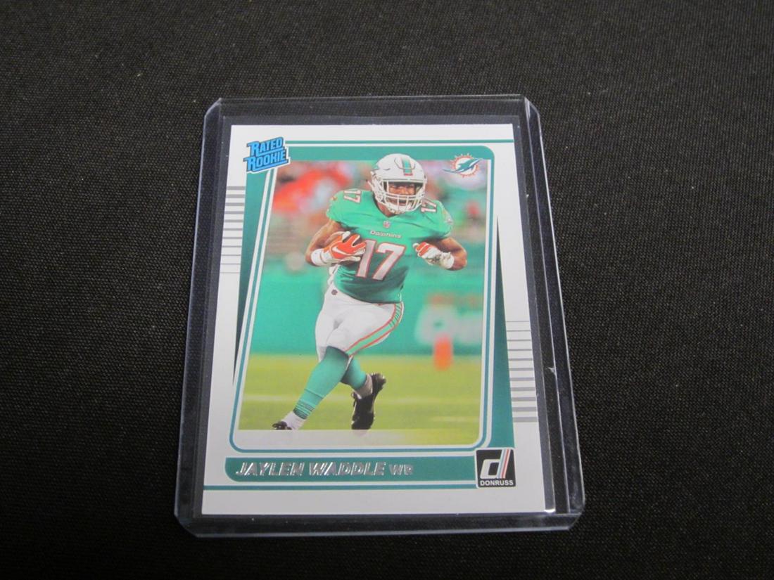 2021 DONRUSS RATED ROOKIE JAYLEN WADDLE (1 of 1)