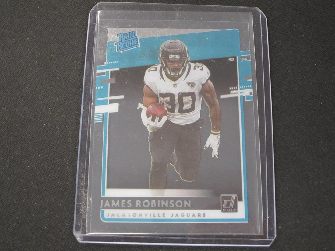 2020 DONRUSS CLEARLY RATED ROOKIE JAMES ROBINSON: 2020 DONRUSS CLEARLY RATED ROOKIE JAMES ROBINSON JAGUARS