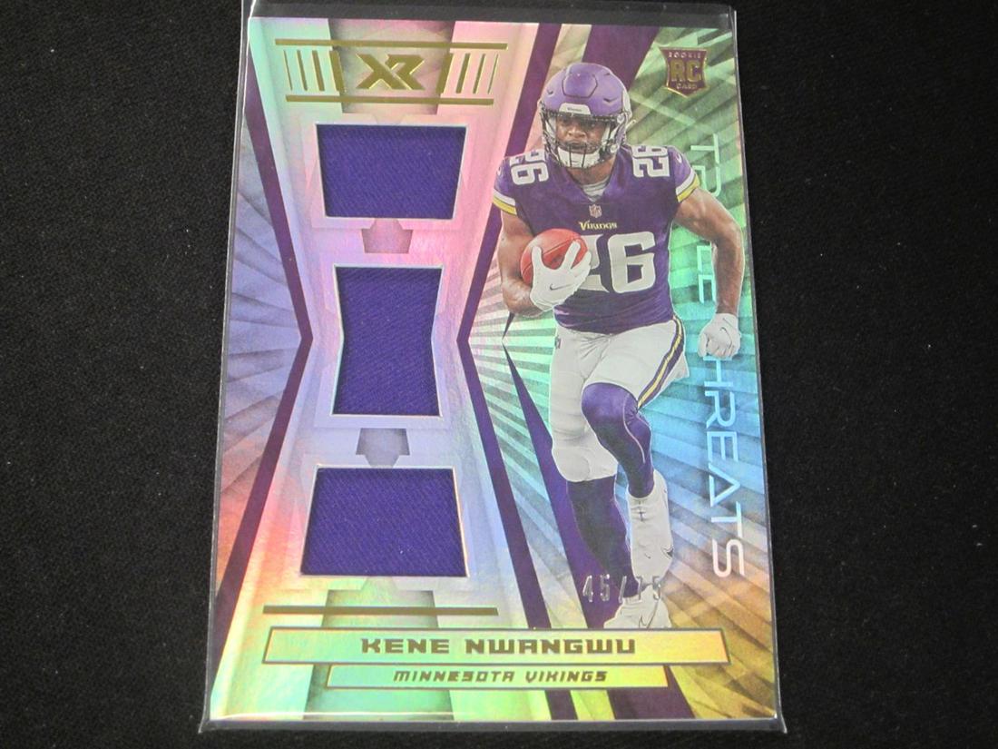 2021 XR TRIPLE THREADS ROOKIE /75 KENE NWANGWU: 2021 XR TRIPLE THREADS ROOKIE /75 KENE NWANGWU VIKINGS