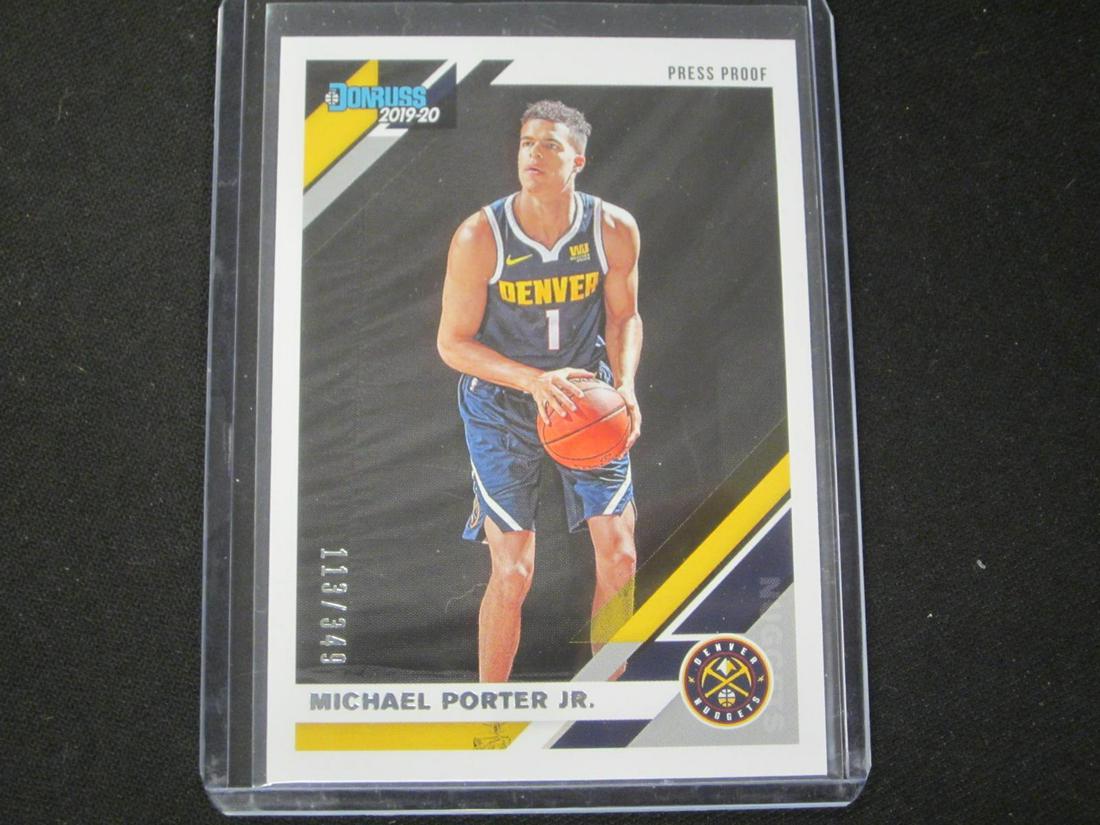 2019-20 DONRUSS /349 MICHAEL PORTER JR: 2019-20 DONRUSS /349 MICHAEL PORTER JR NUGGETS