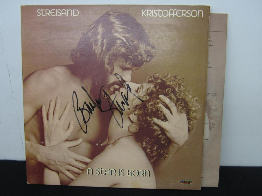 Barbra Streisand signed album COA (1 of 2)